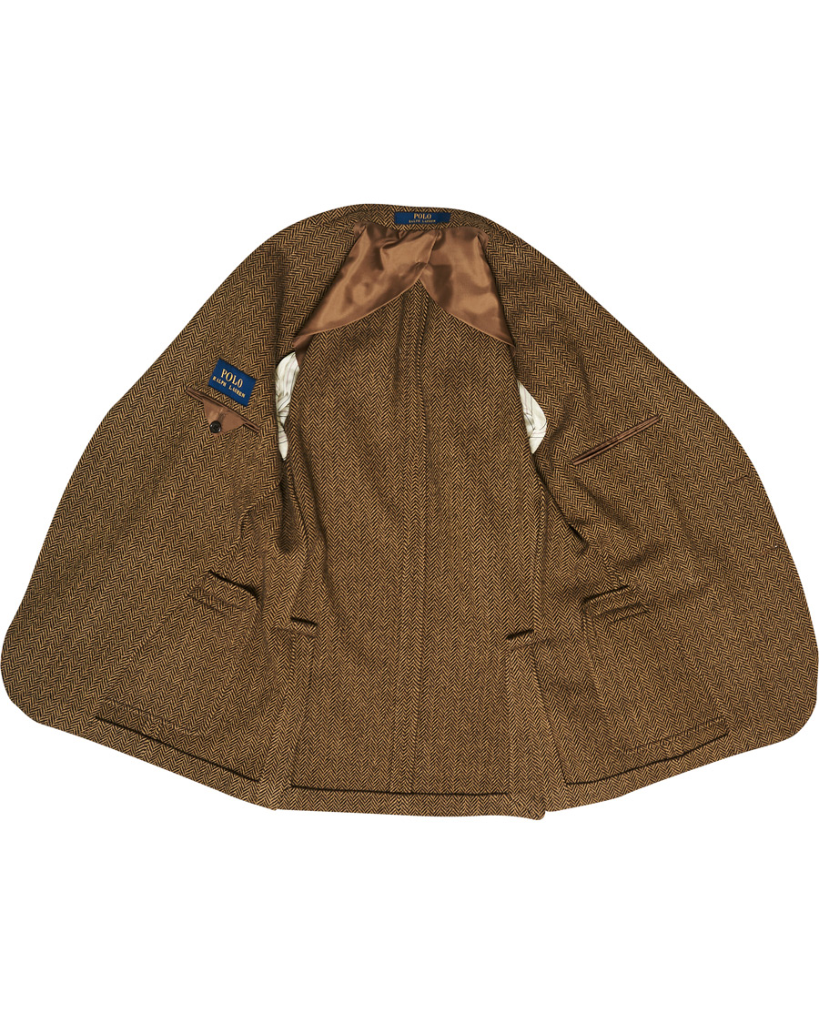 Men | Blazers | Polo Ralph Lauren | Herringbone Blazer Brown