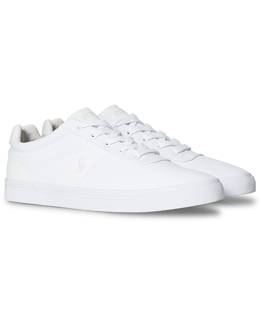 Men | Polo Ralph Lauren Hanford Canvas Sneaker Pure White | Polo Ralph Lauren | Hanford Canvas Sneaker Pure White