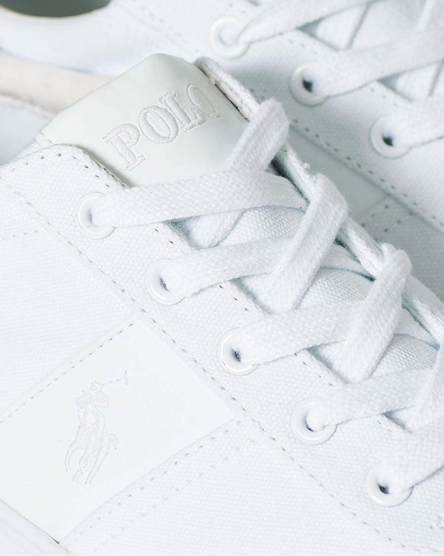 Men | Polo Ralph Lauren Hanford Canvas Sneaker Pure White | Polo Ralph Lauren | Hanford Canvas Sneaker Pure White
