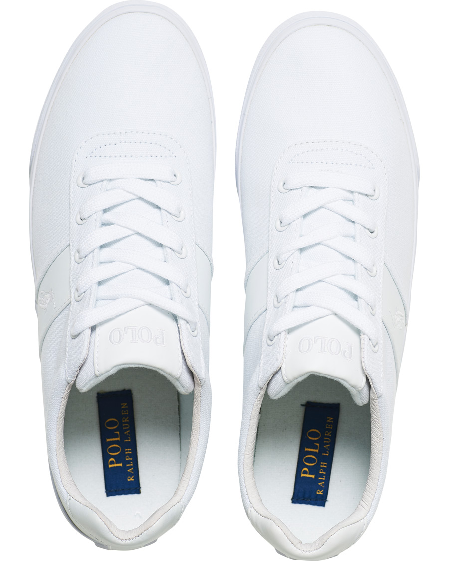 Men | Polo Ralph Lauren Hanford Canvas Sneaker Pure White | Polo Ralph Lauren | Hanford Canvas Sneaker Pure White