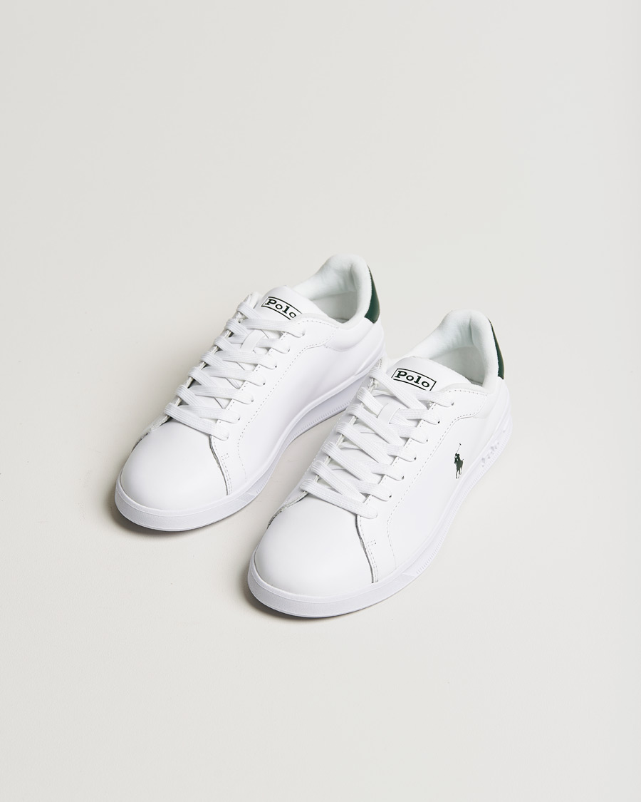 Men | Sneakers | Polo Ralph Lauren | Heritage Court Sneaker White/College Green