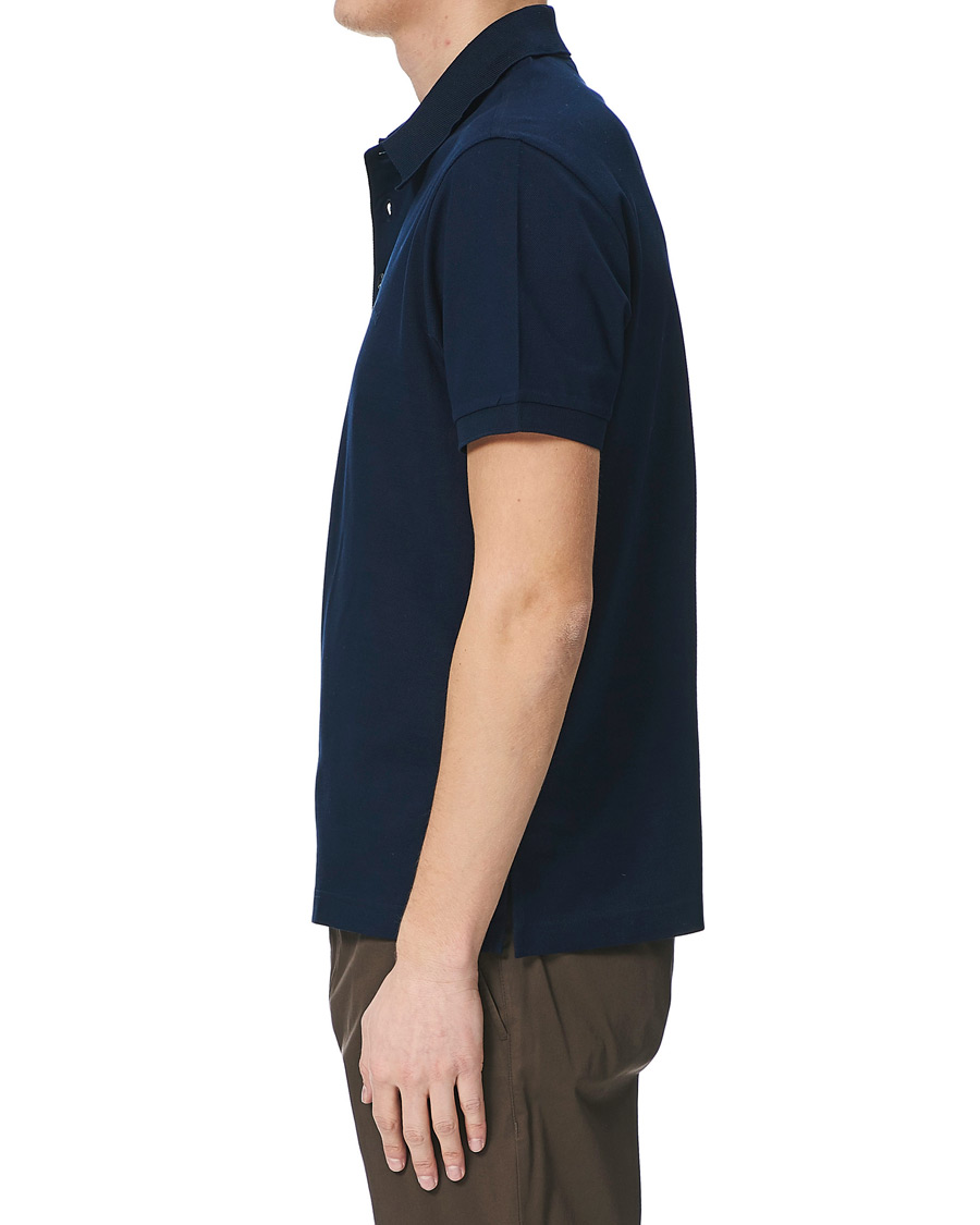 Men | Polo Shirts | Brioni | Contrast Placket Polo Piquet Navy