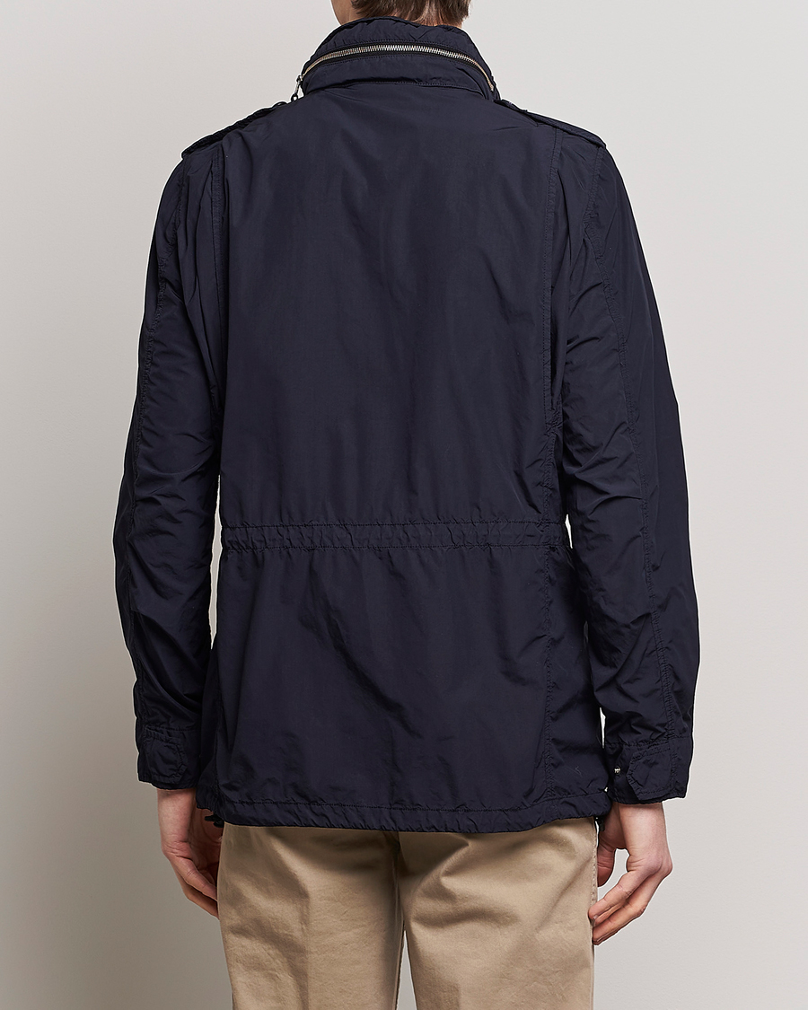 Men | Coats & Jackets | Aspesi | Giubotto Garment Dyed Field Jacket Navy