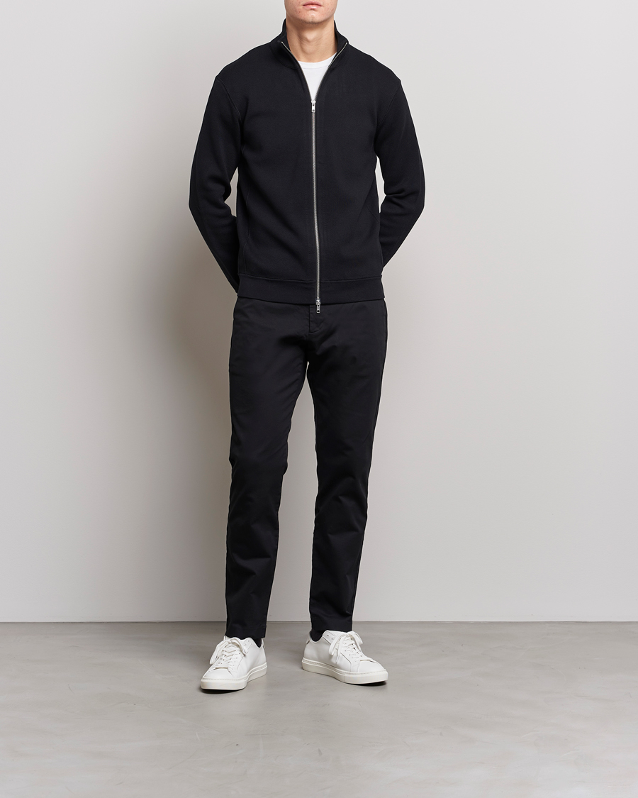 Men | Trousers | NN07 | Theo Regular Fit Stretch Chinos Black