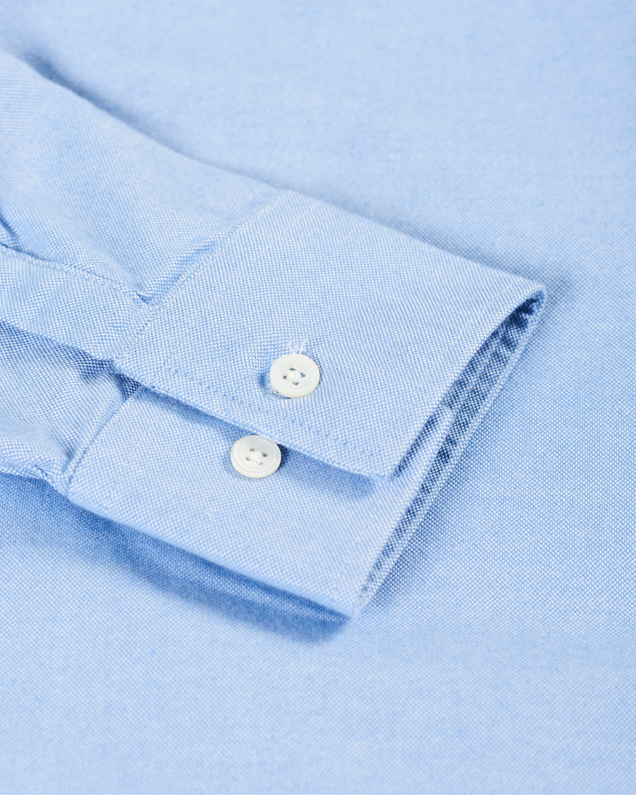Men | Shirts | NN07 | Levon Oxford/Cashmere Shirt Light Blue