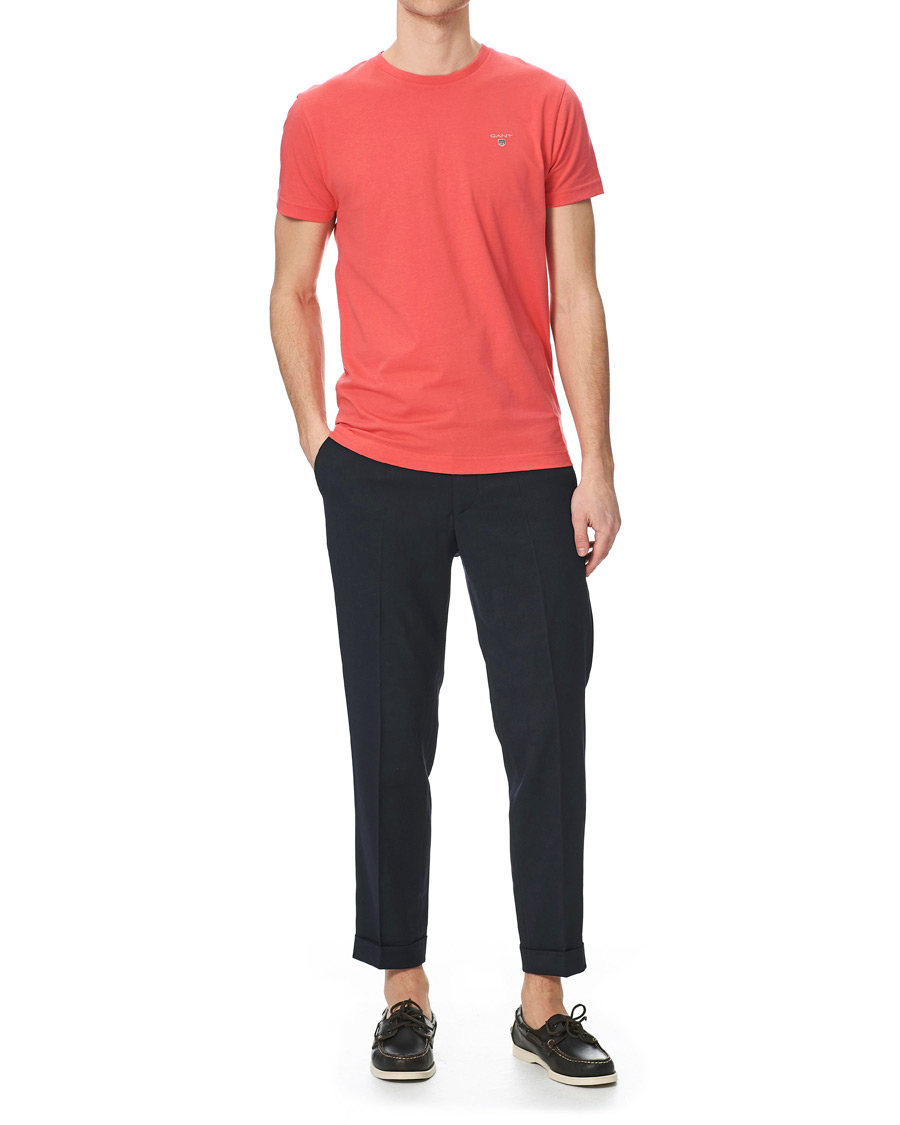 Men | T-Shirts | GANT | The Original Tee Paradise Pink