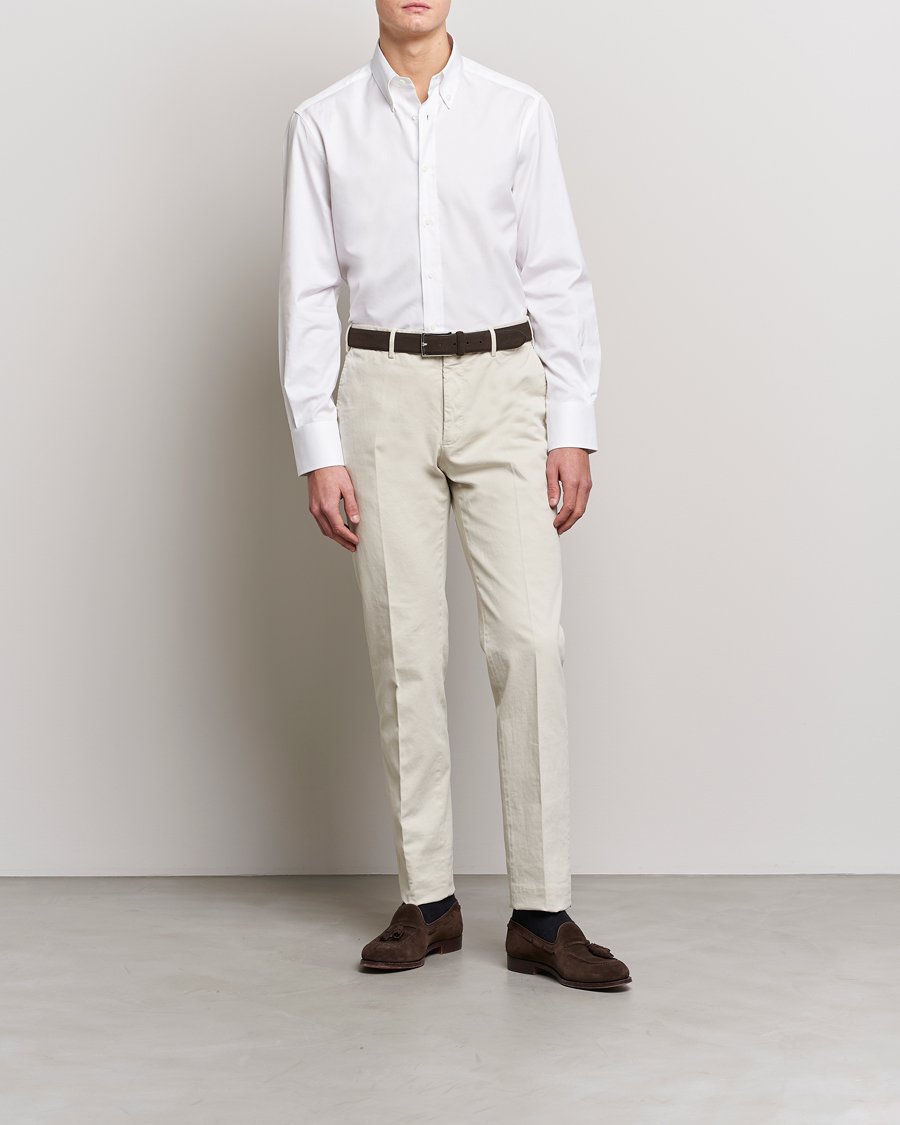 Men | Shirts | Brunello Cucinelli | Slim Fit Button Down Shirt White