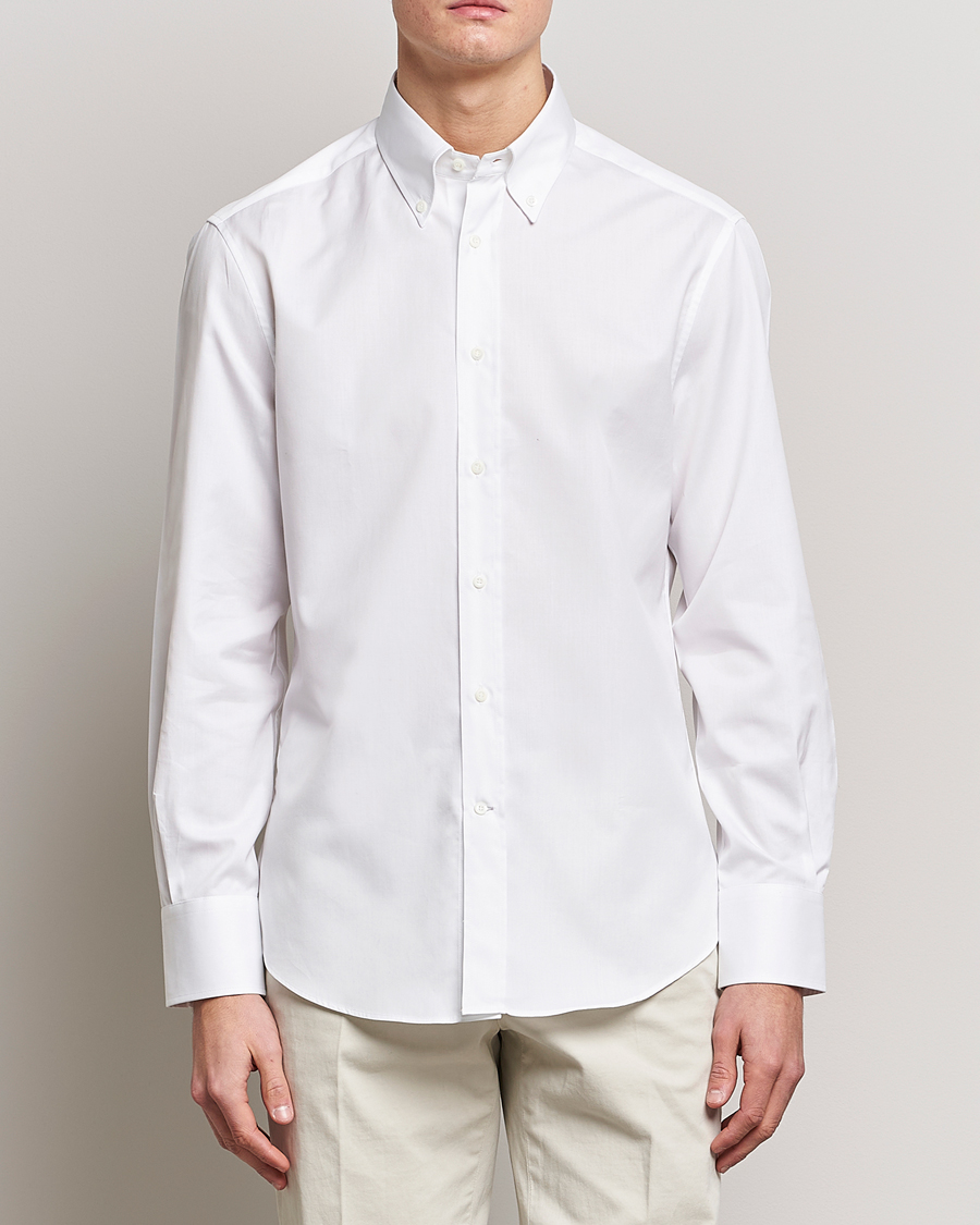 Men | Shirts | Brunello Cucinelli | Slim Fit Button Down Shirt White