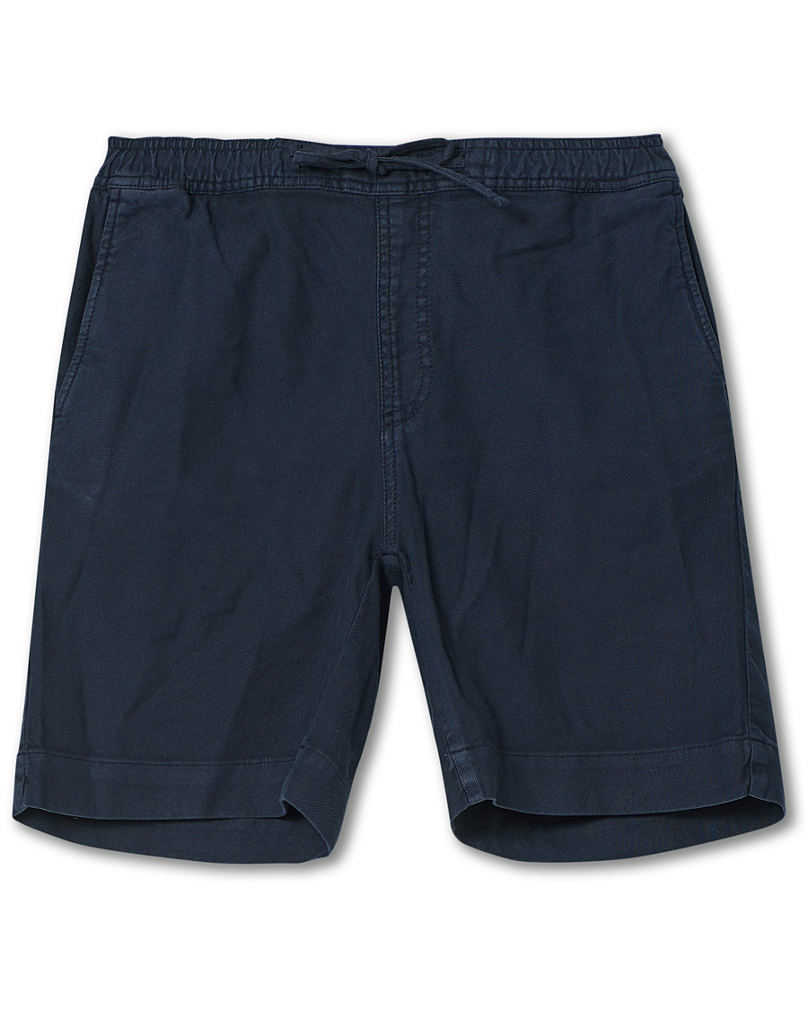 Men | Shorts | Morris | Winward Linen Drawstring Shorts Blue