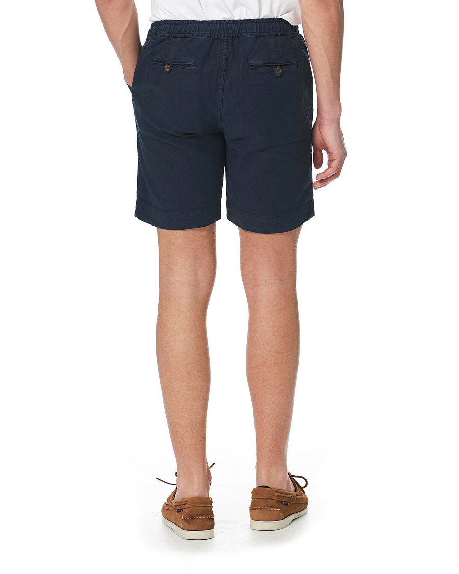 Men | Shorts | Morris | Winward Linen Drawstring Shorts Blue