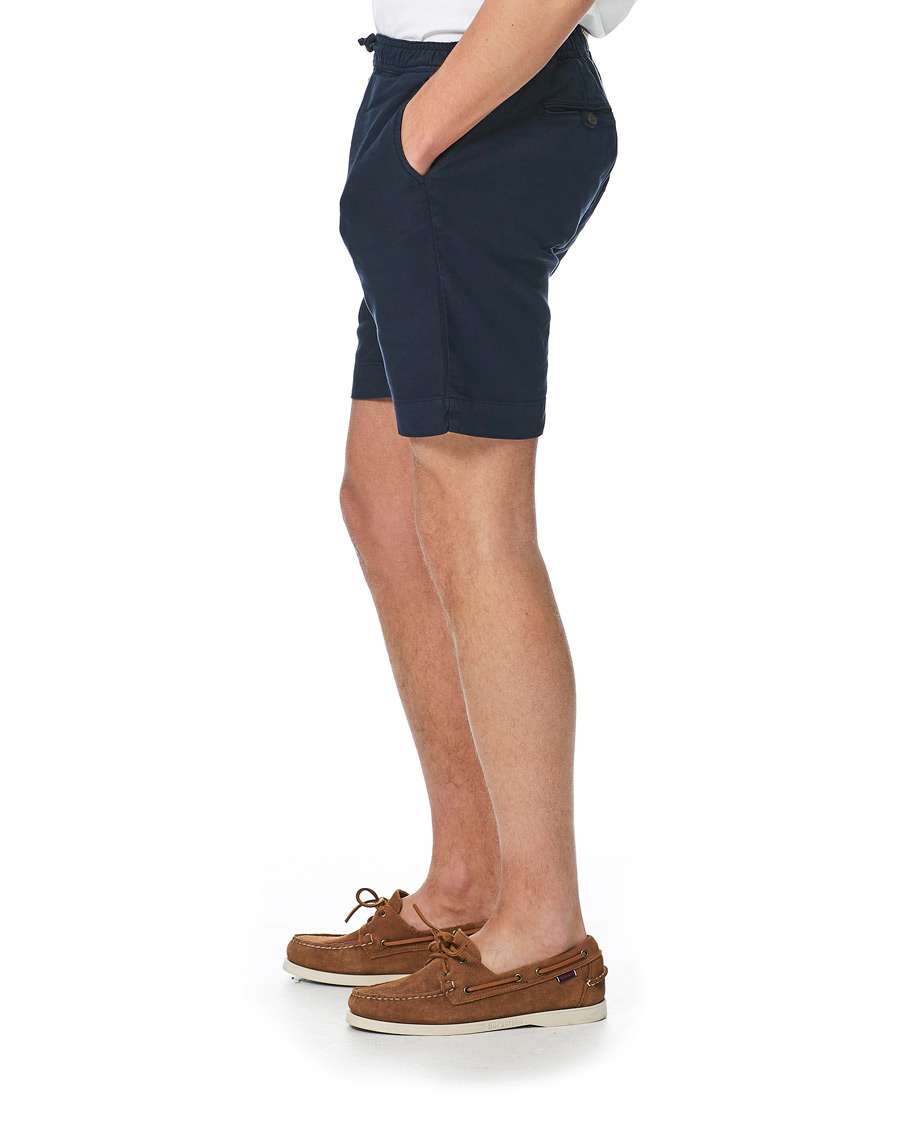 Men | Shorts | Morris | Winward Linen Drawstring Shorts Blue