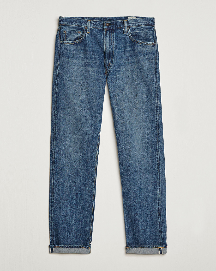 Men | Trousers | orSlow | Tapered Fit 107 Selvedge Jeans 2 Year Wash