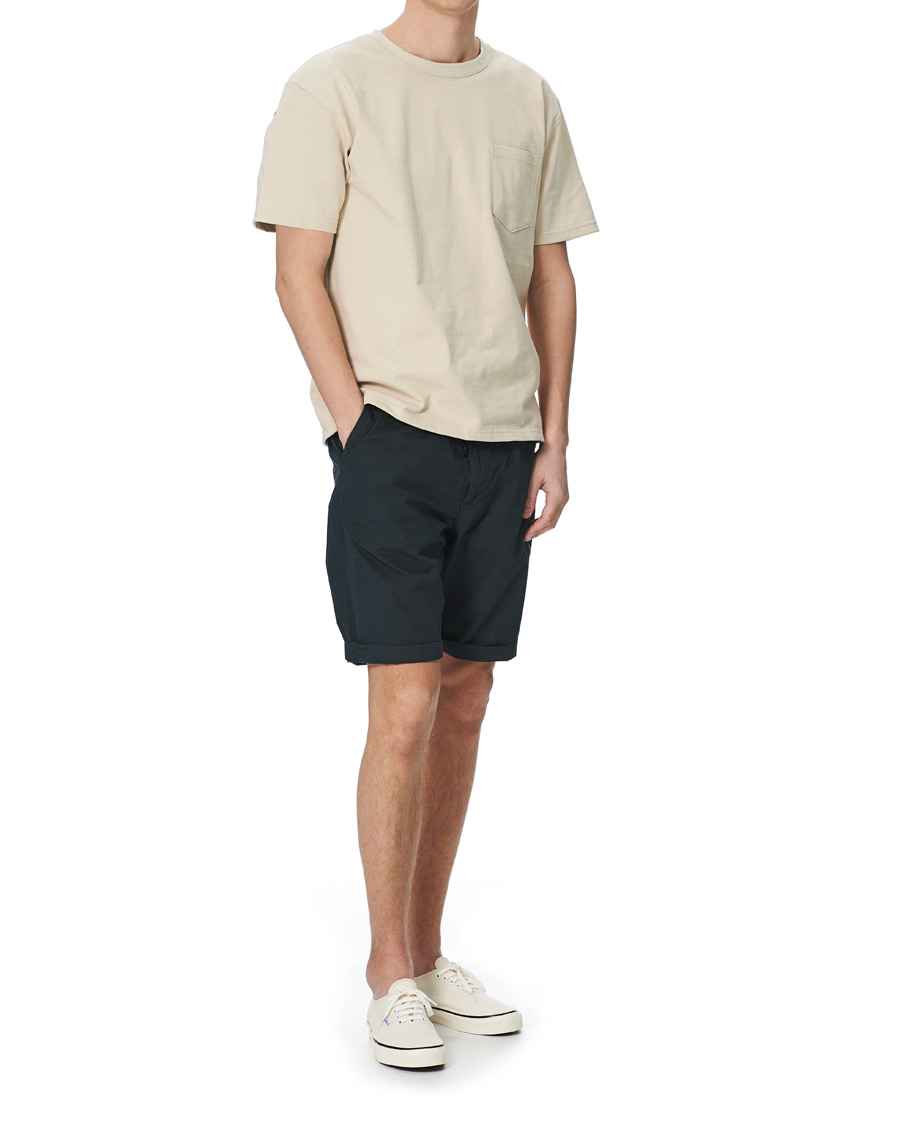 Men | T-Shirts | orSlow | Military Pocket Tee Beige