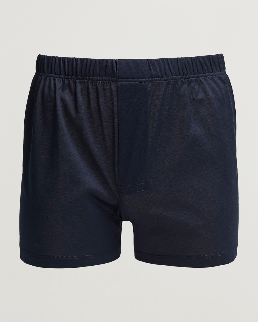 Men | Underwear & Socks | Bresciani | Cotton Boxer Brief Navy