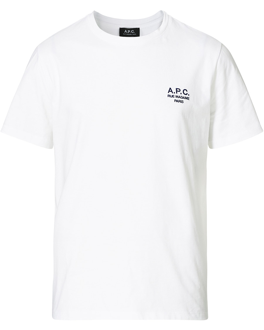 Men | T-Shirts | A.P.C. | Raymond Short Sleeve Tee White