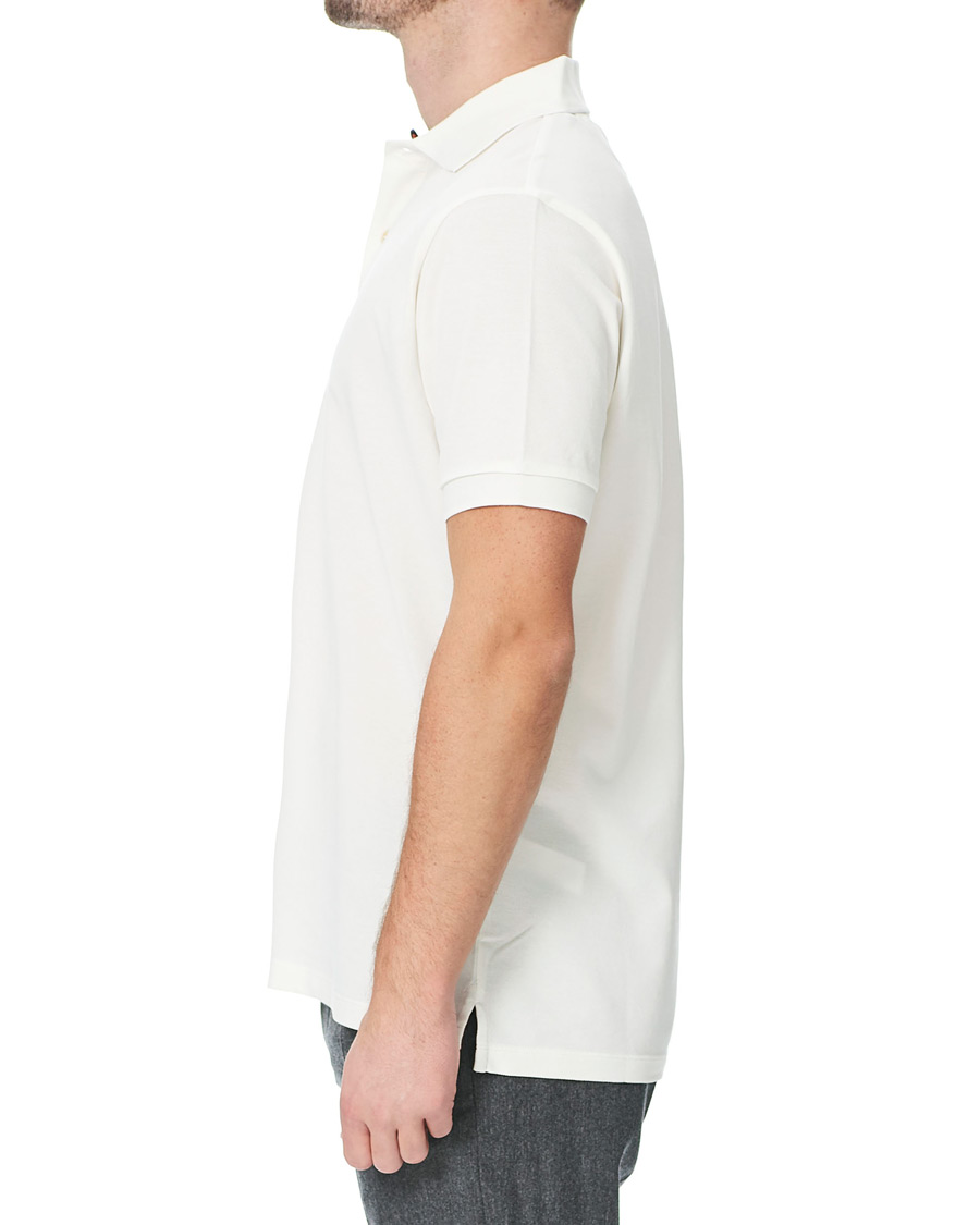 Men | Polo Shirts | Paul Smith | Placket Stripe Polo White