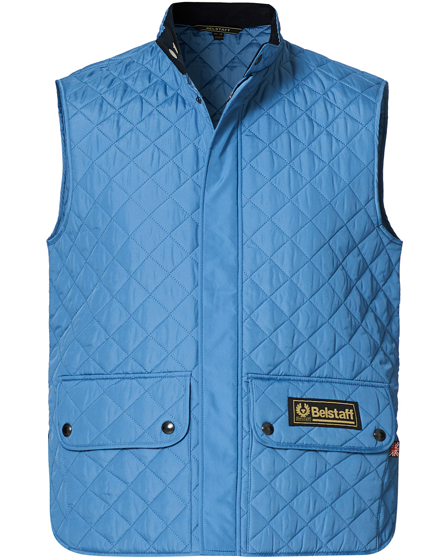 Men | Coats & Jackets | Belstaff | Waistcoat Quilted Airforce Blue