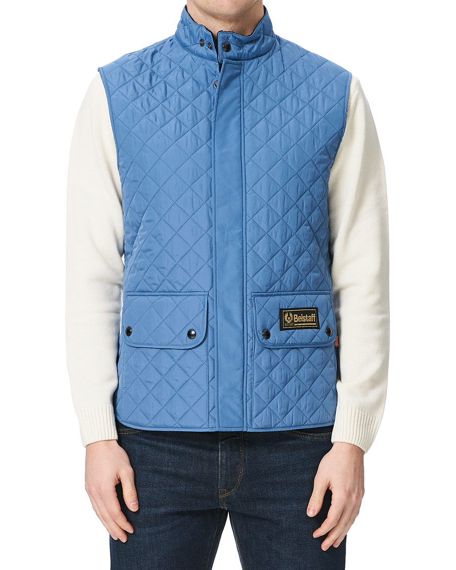 Men | Coats & Jackets | Belstaff | Waistcoat Quilted Airforce Blue