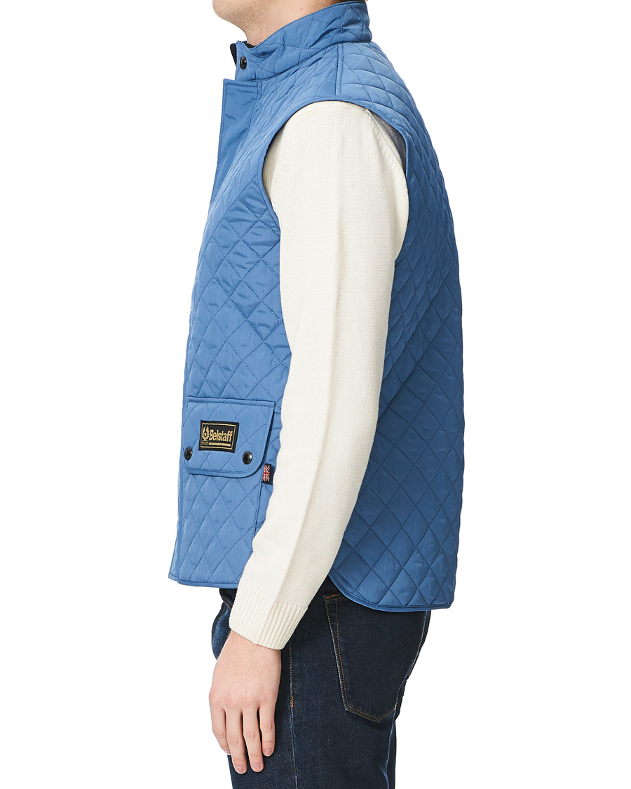 Men | Coats & Jackets | Belstaff | Waistcoat Quilted Airforce Blue