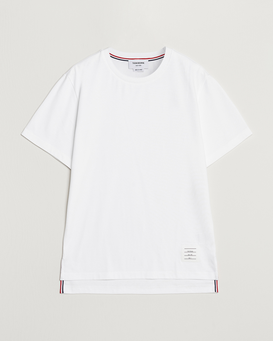 Men | T-Shirts | Thom Browne | Relaxed Fit Short Sleeve T-Shirt White