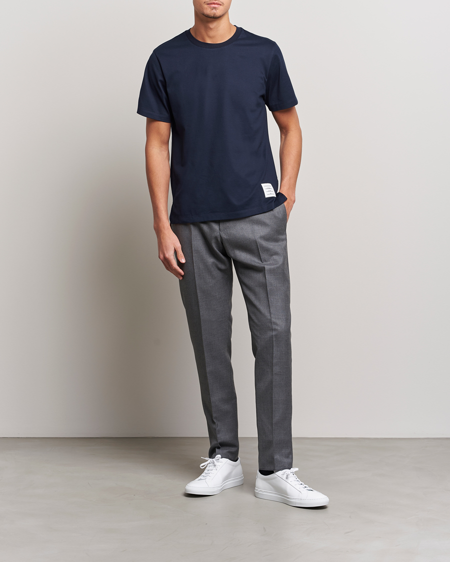 Men | T-Shirts | Thom Browne | Relaxed Fit T-Shirt Navy