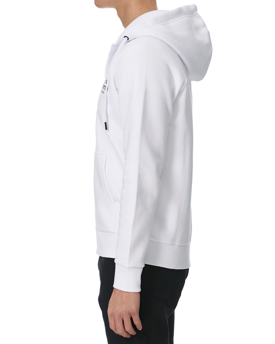 Men | Sweaters & Knitwear | Peak Performance | Original Logo Full Zip Hoodie White
