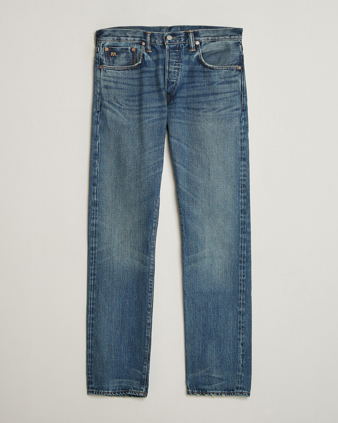 RRL Slim Fit Selvedge Denim Hillsview Wash at CareOfCarl.com