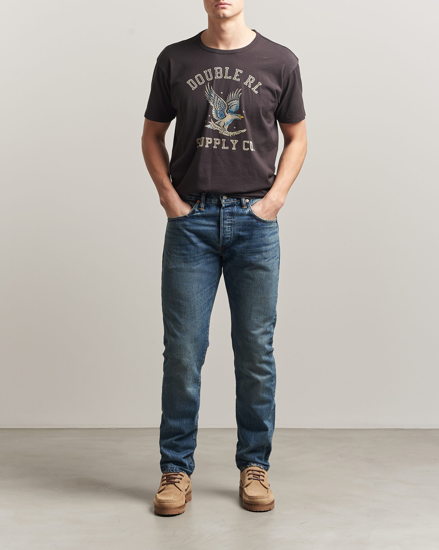 Men | Trousers | RRL | Slim Fit Selvedge Denim Hillsview Wash