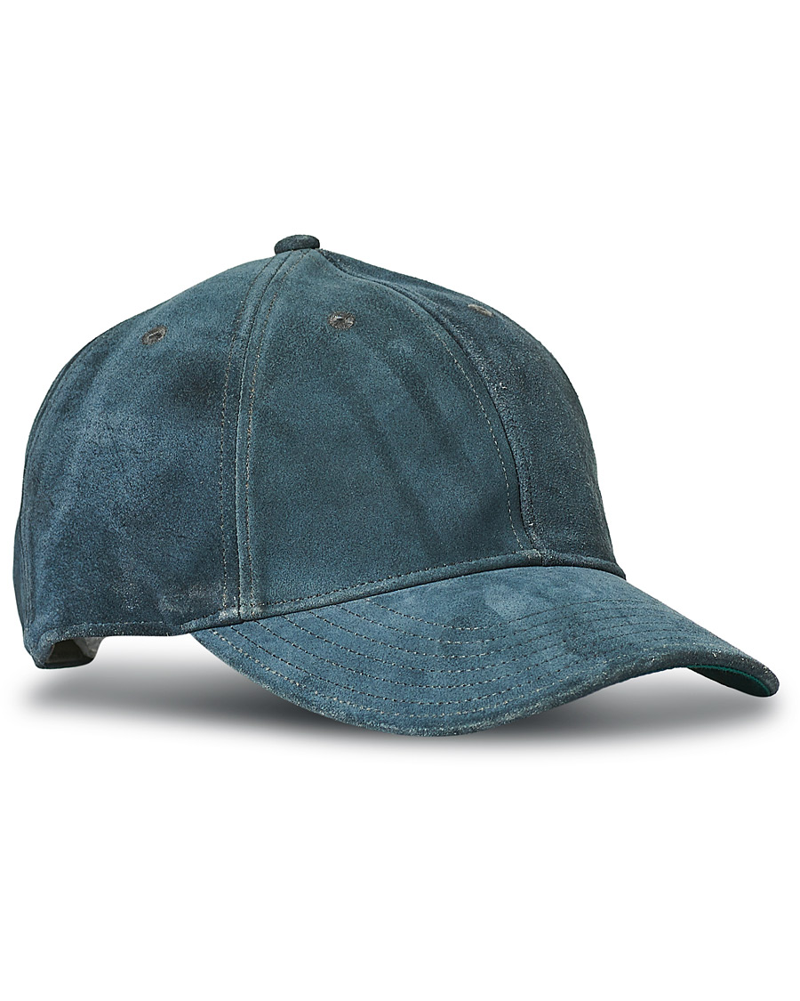 Men | RRL Rough Out Ball Cap Indigo Suede | RRL | Rough Out Ball Cap Indigo Suede