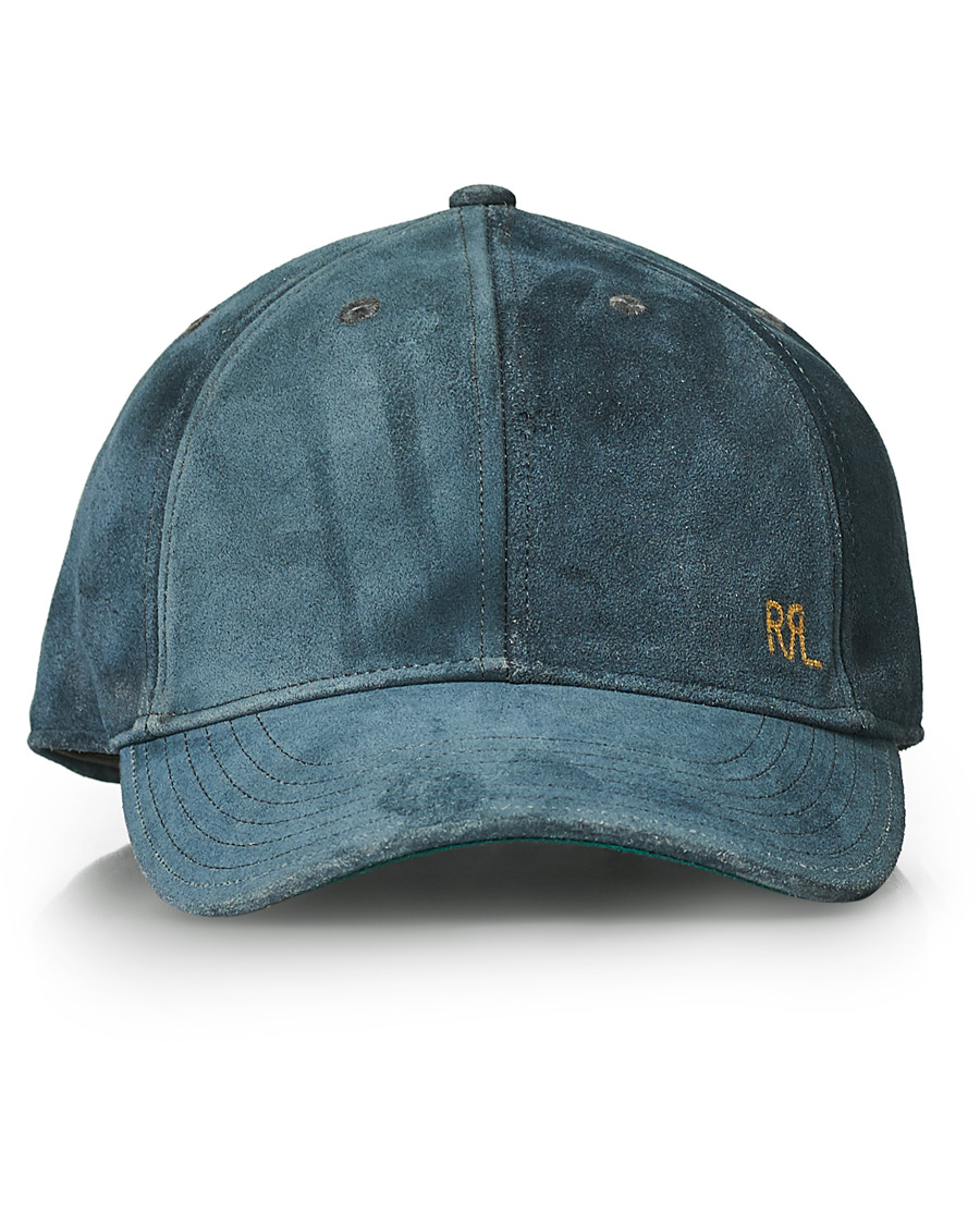 Men | RRL Rough Out Ball Cap Indigo Suede | RRL | Rough Out Ball Cap Indigo Suede