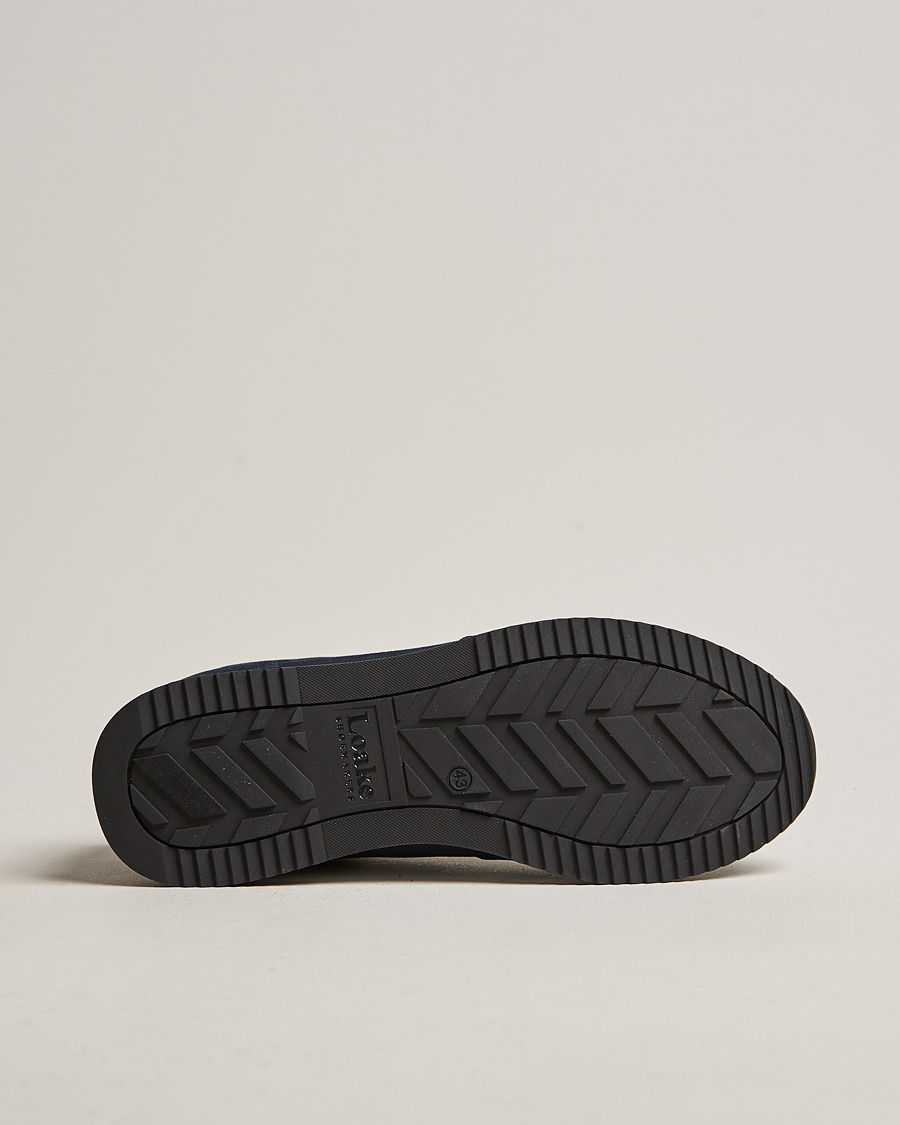 Men | Sneakers | Design Loake | Loake 1880 Bannister Running Sneaker Navy Suede