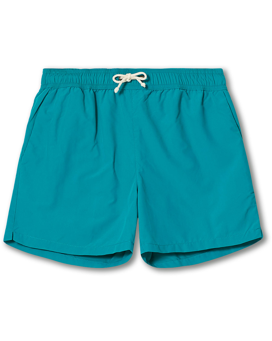 Men | Swimwear | Ripa Ripa | Plain Swim Shorts Aqua Blue