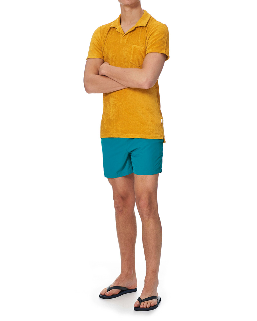 Men | Swimwear | Ripa Ripa | Plain Swim Shorts Aqua Blue