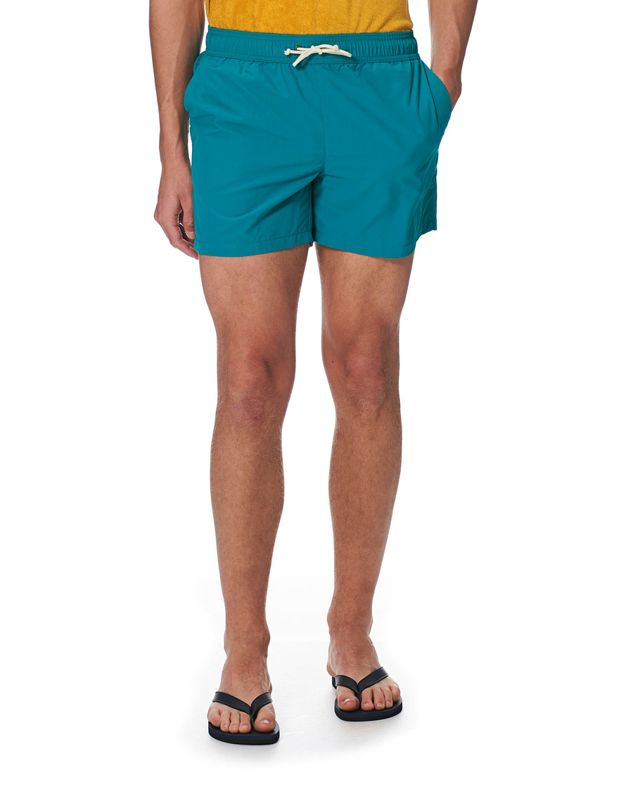 Men | Swimwear | Ripa Ripa | Plain Swim Shorts Aqua Blue