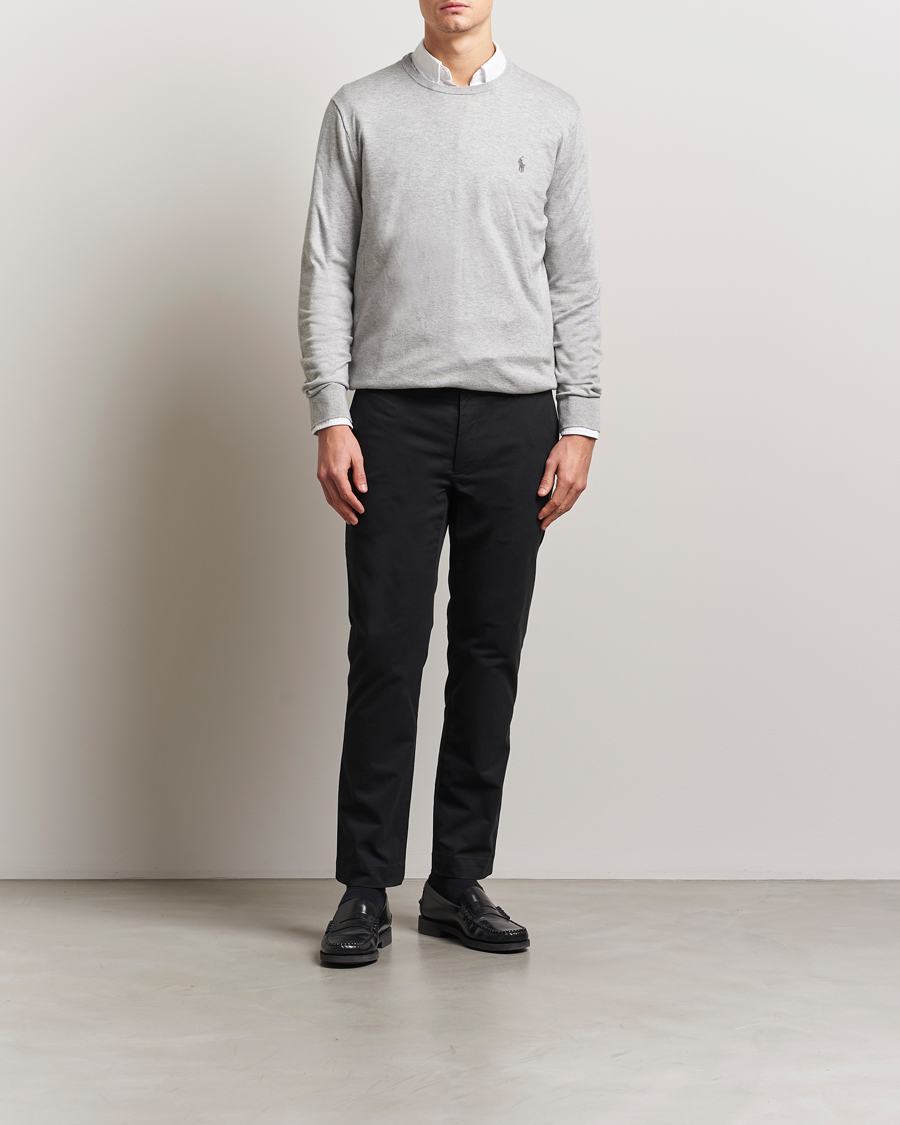 Men | Trousers | Polo Ralph Lauren | Slim Fit Stretch Chinos Black