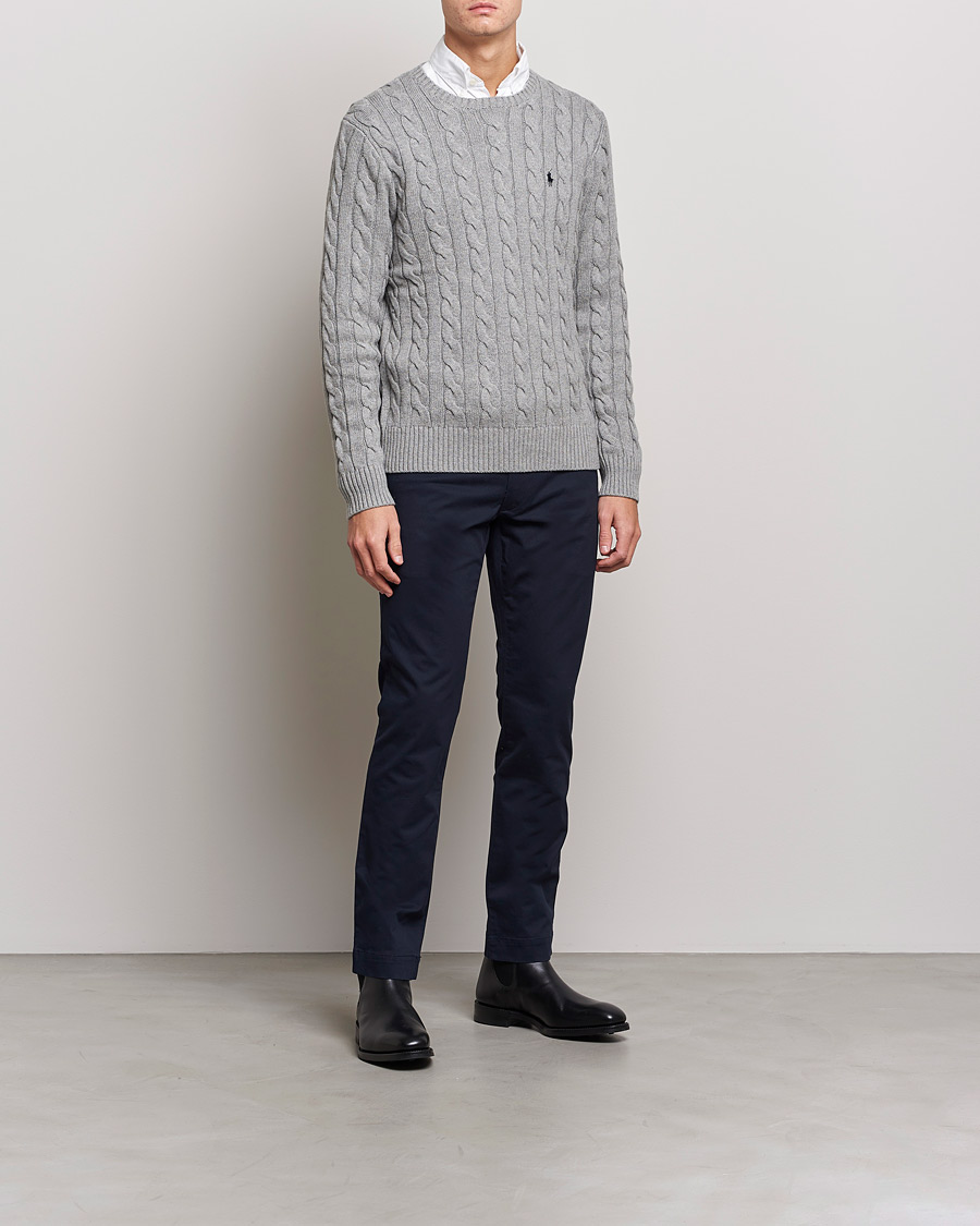 Men | Trousers | Polo Ralph Lauren | Slim Fit Stretch Chinos Aviator Navy