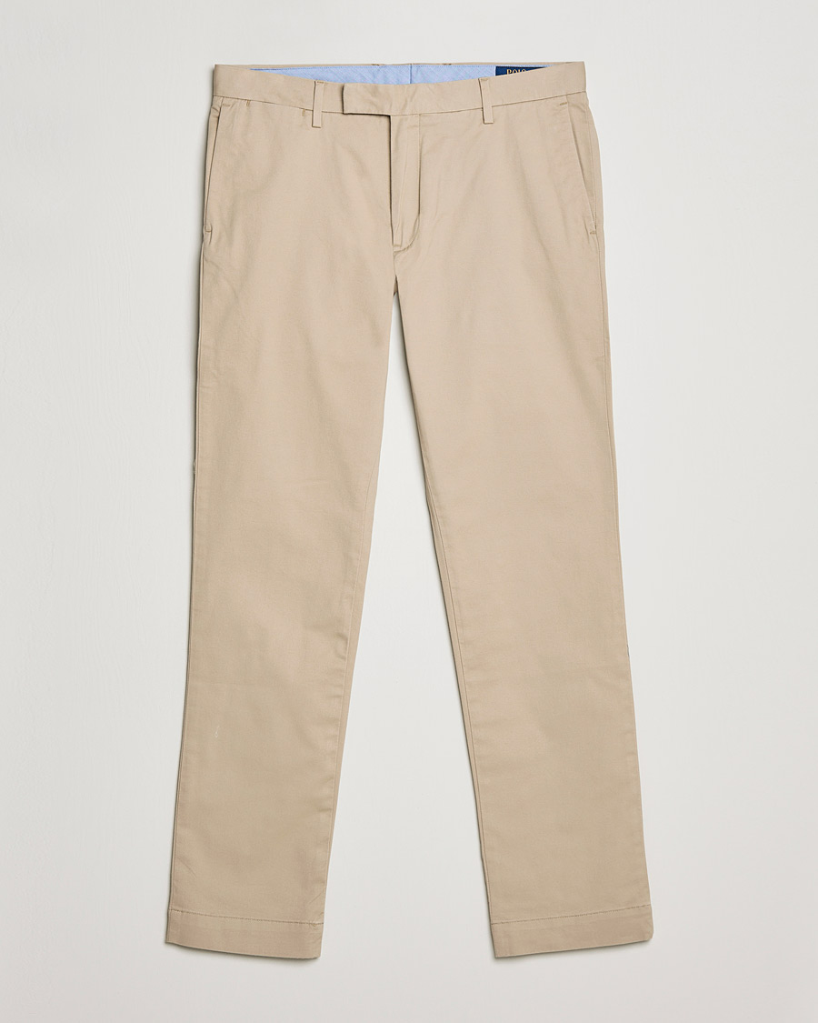 Men | Trousers | Polo Ralph Lauren | Slim Fit Stretch Chinos Classic Khaki