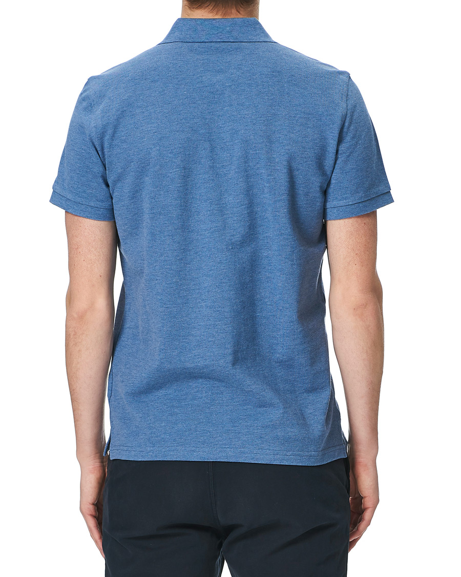 Men | Polo Shirts | GANT | The Original Polo Denim Blue Melange