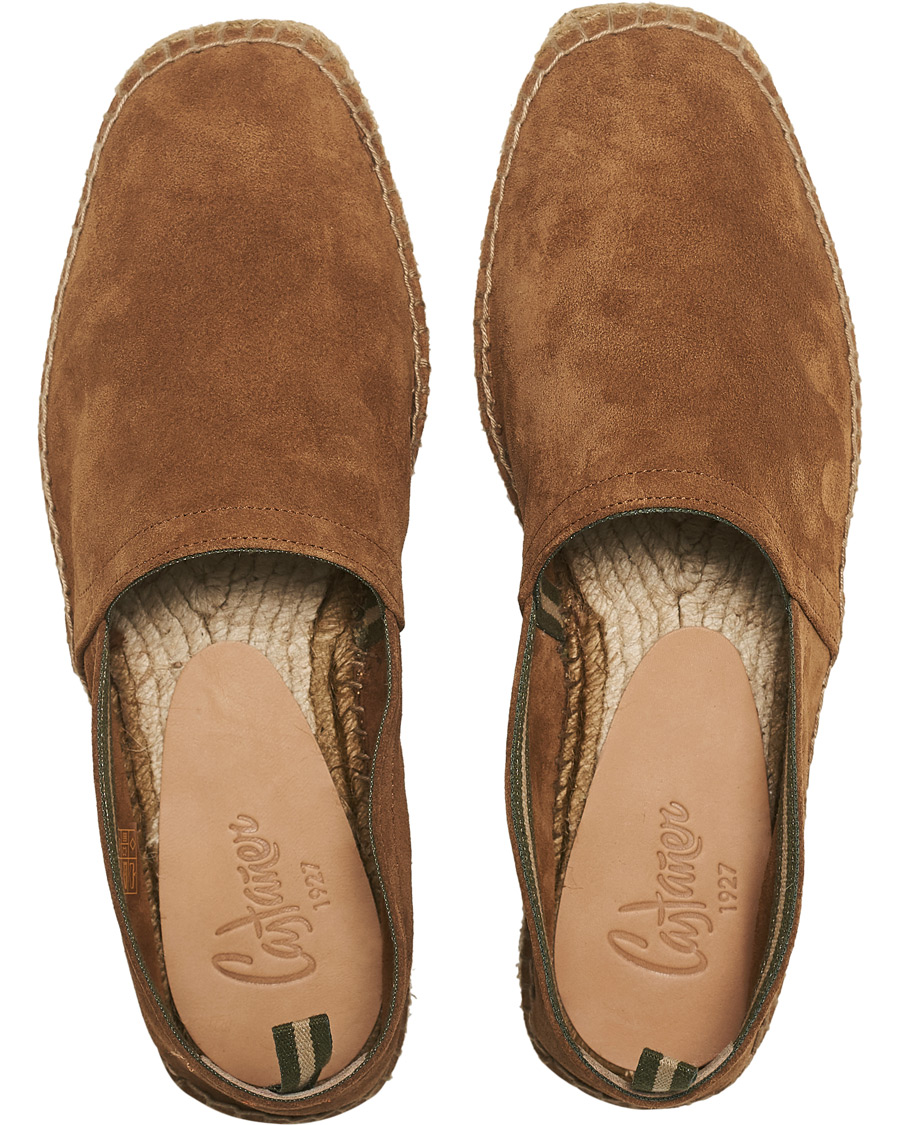 Men | Castañer Pablo Casual Suede Espadrilles Cuero | Castañer | Pablo Casual Suede Espadrilles Cuero