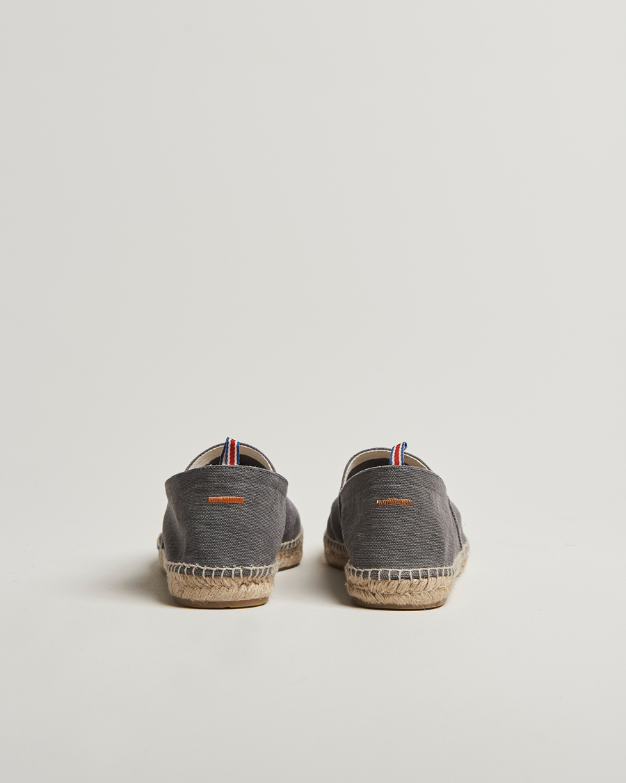 Men | Espadrilles | Castañer | Pablo Washed Canvas Espadrilles Charcoal