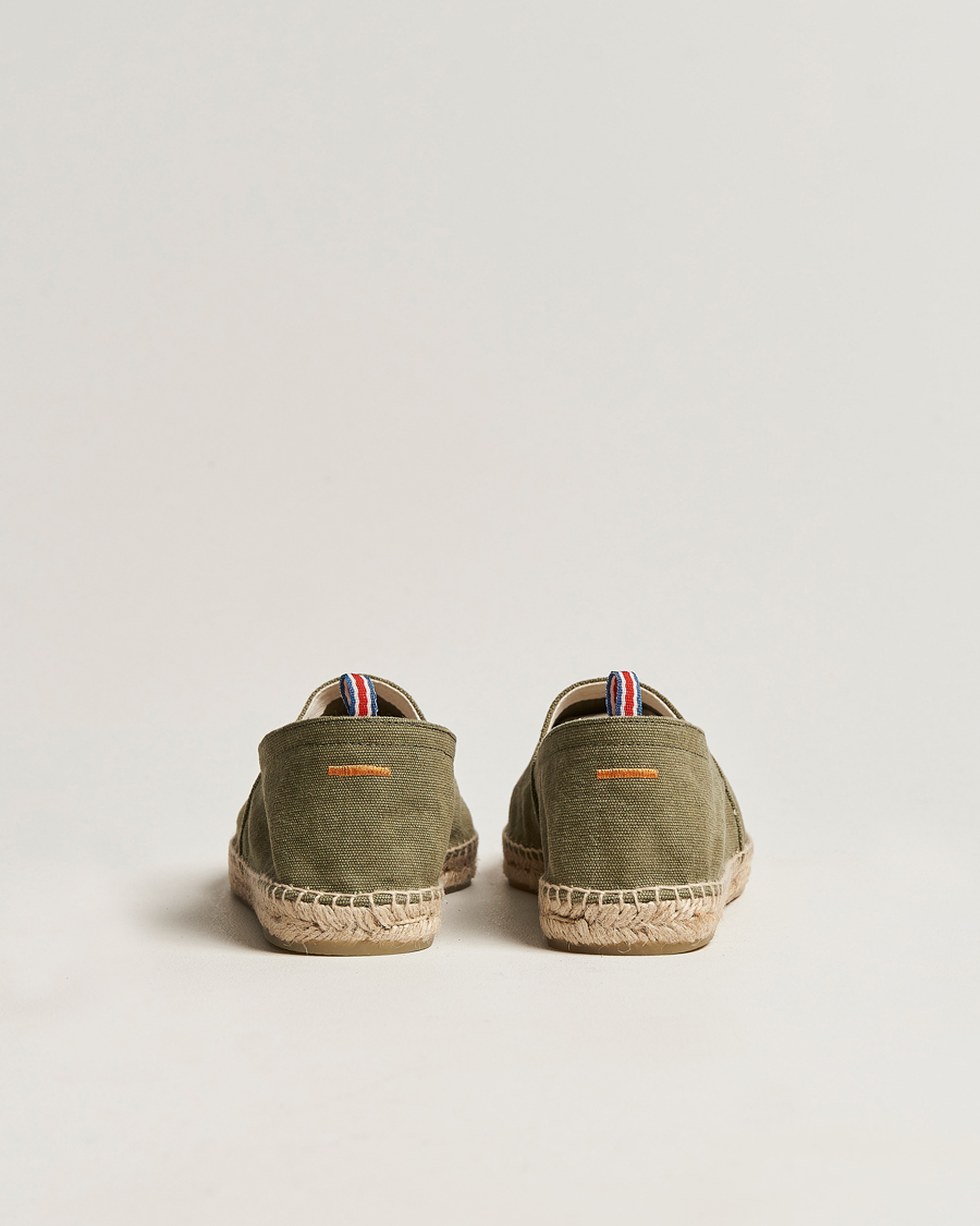 Men | Espadrilles | Castañer | Pablo Washed Canvas Espadrilles Olive
