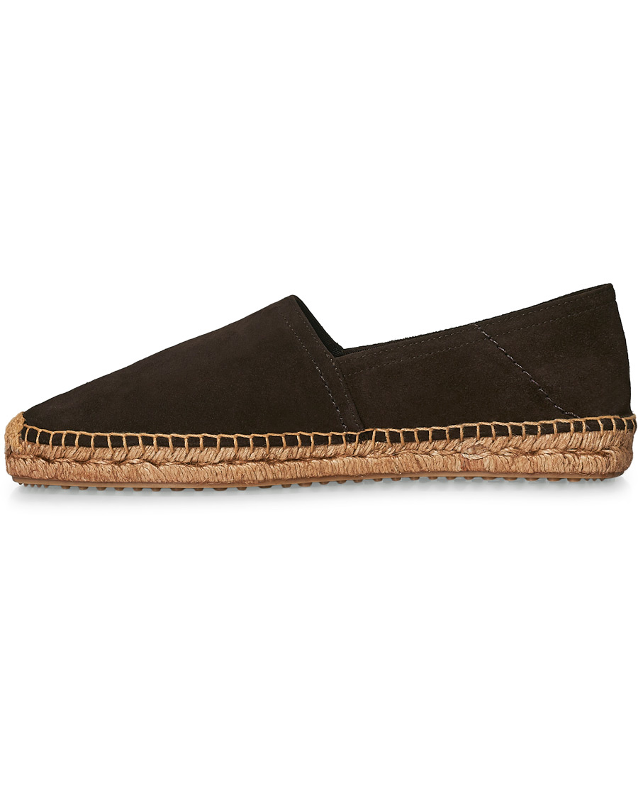 Men | Car Shoe Flex Sole Espadrillas Dark Brown Suede | Car Shoe | Flex Sole Espadrillas Dark Brown Suede