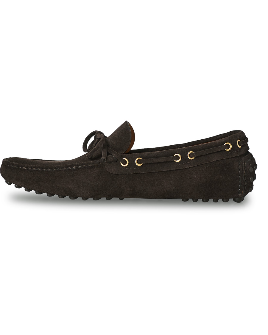 Men | Car Shoe Driver Moccasin Dark Brown Suede | Car Shoe | Driver Moccasin Dark Brown Suede
