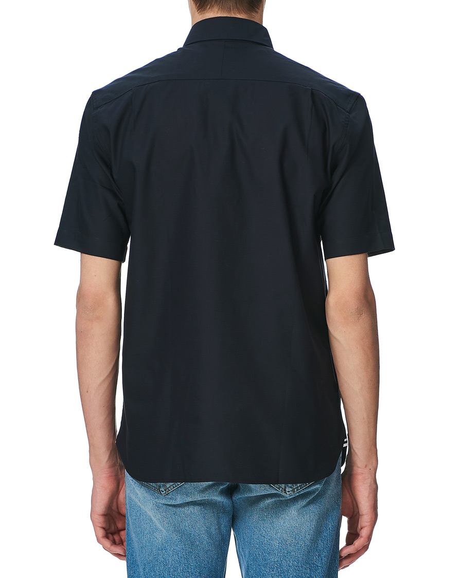 Men | Shirts | Fred Perry | Short Sleeve Oxford Shirt Navy