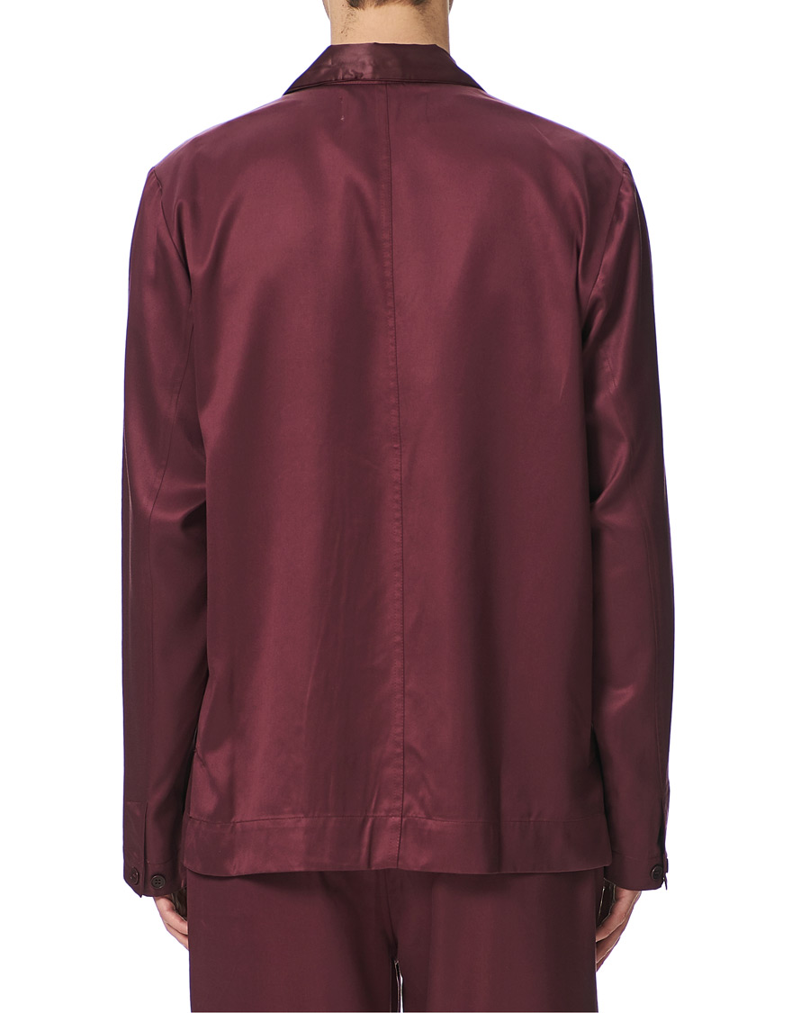 Men | Pyjamas & Robes | CDLP | Home Suit Long Sleeve Top Burgundy