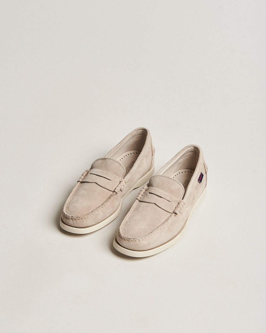 Men | Loafers | Sebago | Dan Suede Loafer Brown Taupe