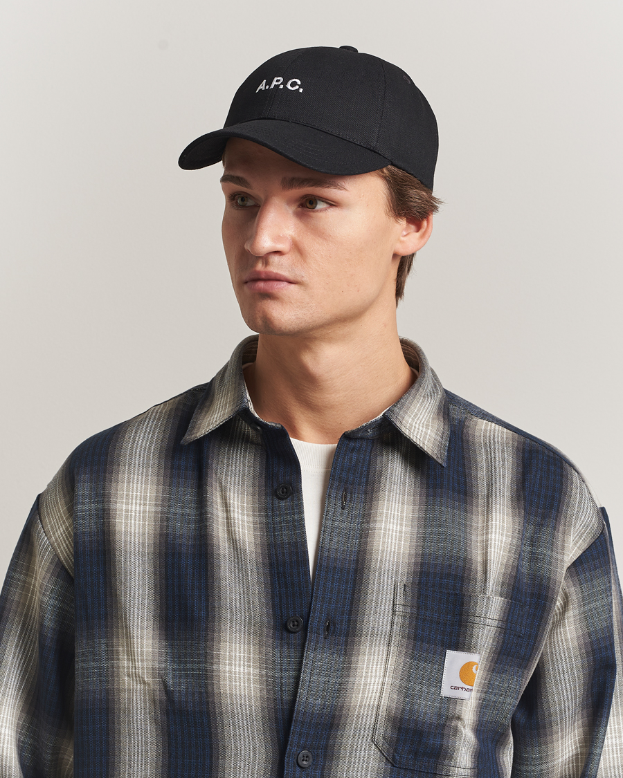 Men | Hats & Caps | A.P.C. | A.P.C.Charlie Baseball CapBlack