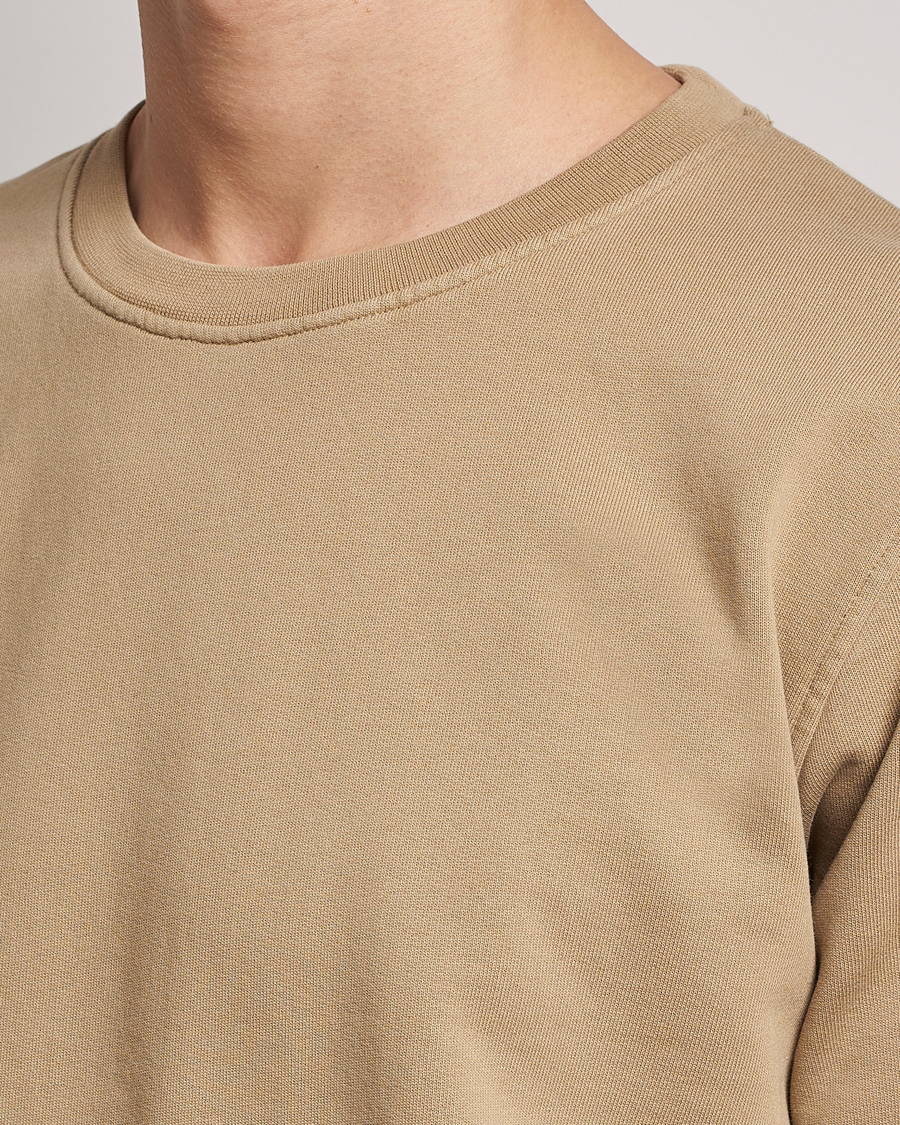 Men | Sweaters & Knitwear | Colorful Standard | Classic Organic Crew Neck Sweat Desert Khaki