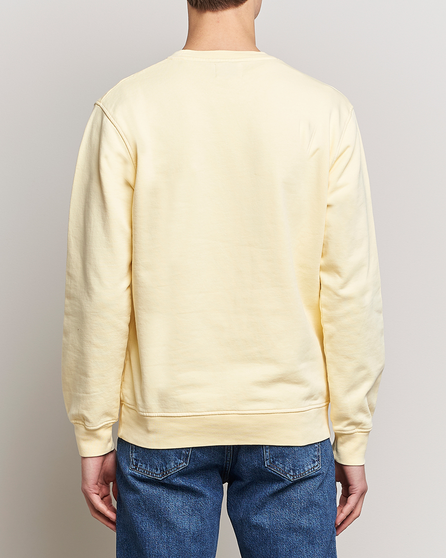 Men | Sweaters & Knitwear | Colorful Standard | Classic Organic Crew Neck Sweat Soft Yellow