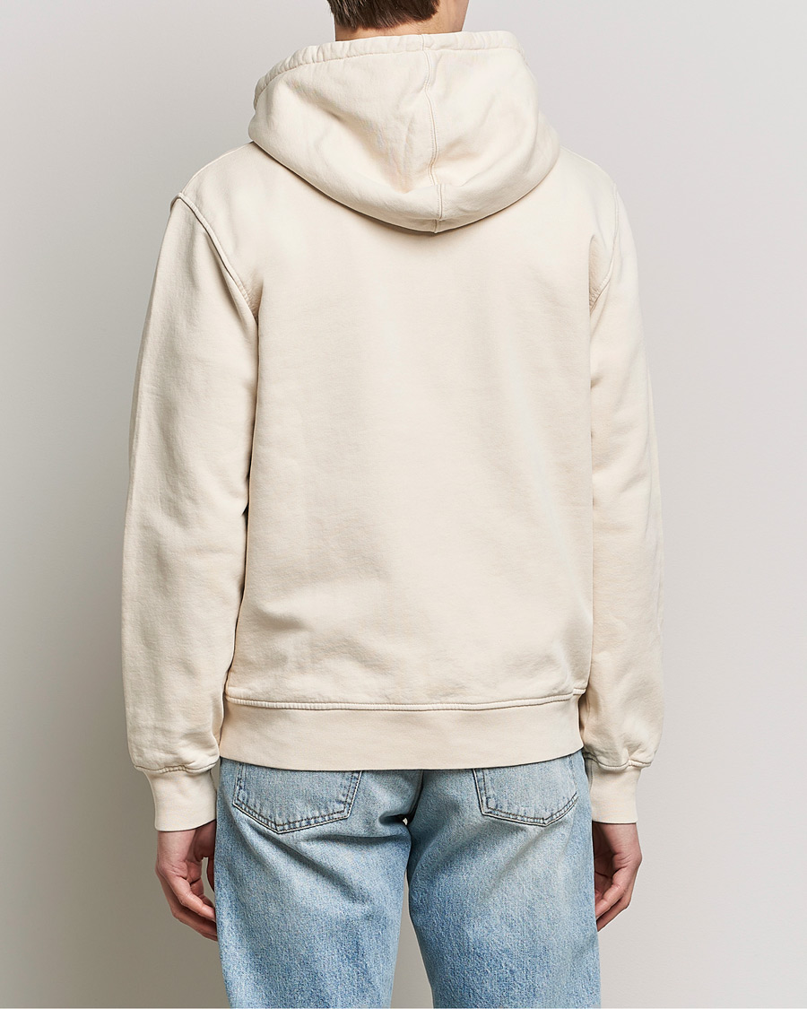 Men | Sweaters & Knitwear | Colorful Standard | Classic Organic Full Zip Hood Ivory White